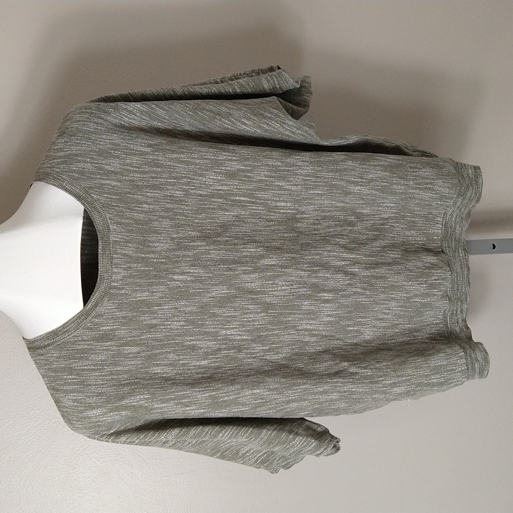 DKNY Lightweight Sweater Shirt Dolman Half Sleeve - Large